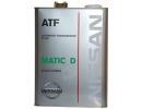 Масло трансмиссионное синтетическое ATF Matic Fluid D, 4л